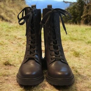 Sam Edelman Lenley Alpine Gree Combat Boots US 7.5
